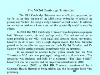 The Cambridge Trimaster 2013 | PPT | Physics | Science