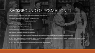 Exploring Language, Class, and Social Critique in George Bernard Shaw's ...