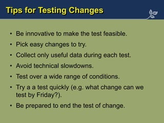 Testing Change Examples PDSA-Cycles-Delon PDSA-Cycles-Delon PDSA-Cycles-Delon | PPT