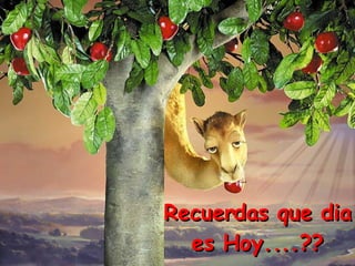 Recuerdas que dia es Hoy....??