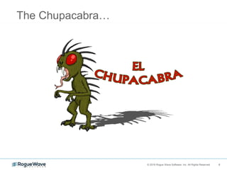 6© 2018 Rogue Wave Software, Inc. All Rights Reserved. 6
The Chupacabra…
 