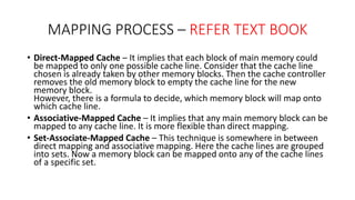 the mapping of arrays a, b, and c onto partitioned... Computer architecture bca 2nd semes.pptx