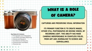 Unit 1: Introduction to Basic Parts and Functions of a Camera | PDF