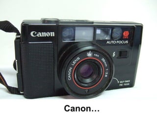 Disruptive Innovation and the Camera Industry