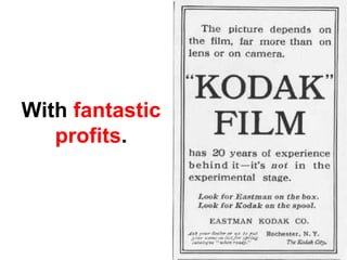 Disruptive Innovation and the Camera Industry