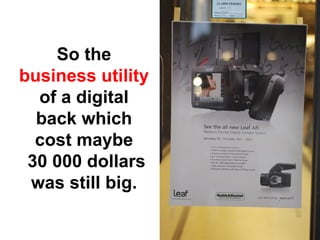 Disruptive Innovation and the Camera Industry