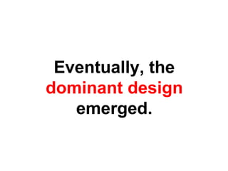 Disruptive Innovation and the Camera Industry