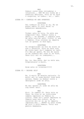 Comedia Script Letters movie script - comedia CAMERA 26 FINAL - editat în limba română | PDF
