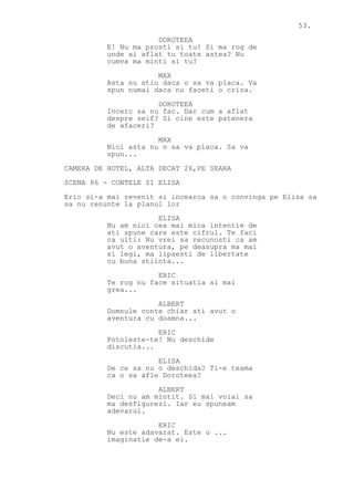 Comedia Script Letters movie script - comedia CAMERA 26 FINAL - editat în limba română | PDF