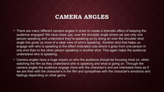 Camera angles | PPTX