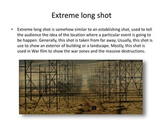 Camera angles and shots. | PPTX