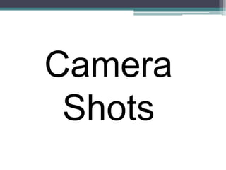 Camera
Shots
 