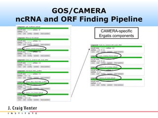 GOS/CAMERA
ncRNA and ORF Finding Pipeline
                    CAMERA-specific
                   Ergatis components
 