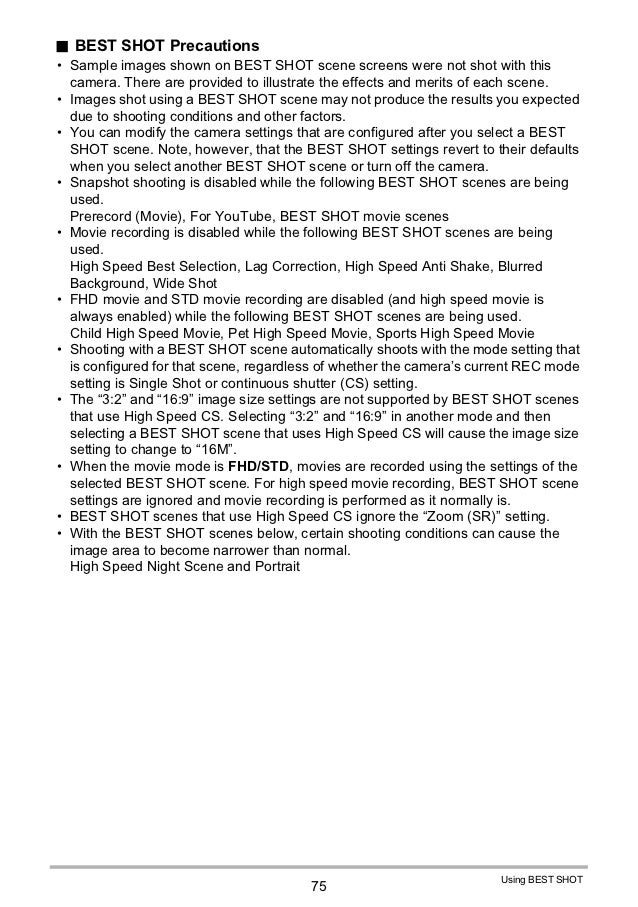 Casio Exilim Ex Zr0 Manual