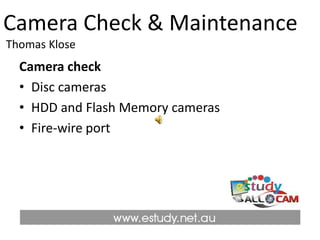 Function Check Camera Camera check | PPTX