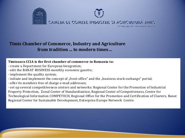 Camera De Comercio Timisoara Rumania