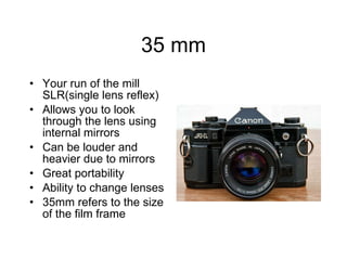 Camera formats | PPT