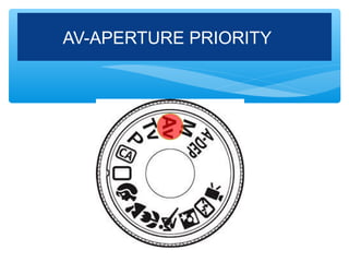 AV-APERTURE PRIORITY
 