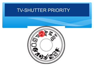 TV-SHUTTER PRIORITY
 