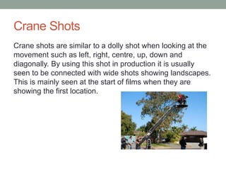 Camera movements angles and shots | PPTX