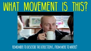 what movement is this?
remembertodescribethedirections,fromweretowhere?
 