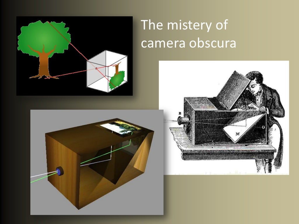 Camera obscura pinhole