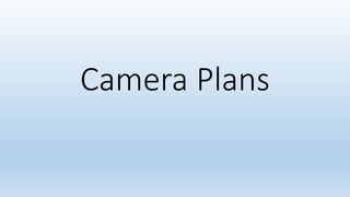 Camera Plans
 