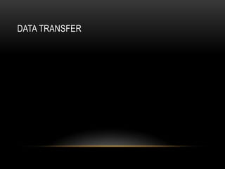 DATA TRANSFER
 