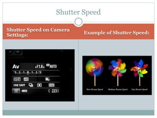 Camera settings | PPTX