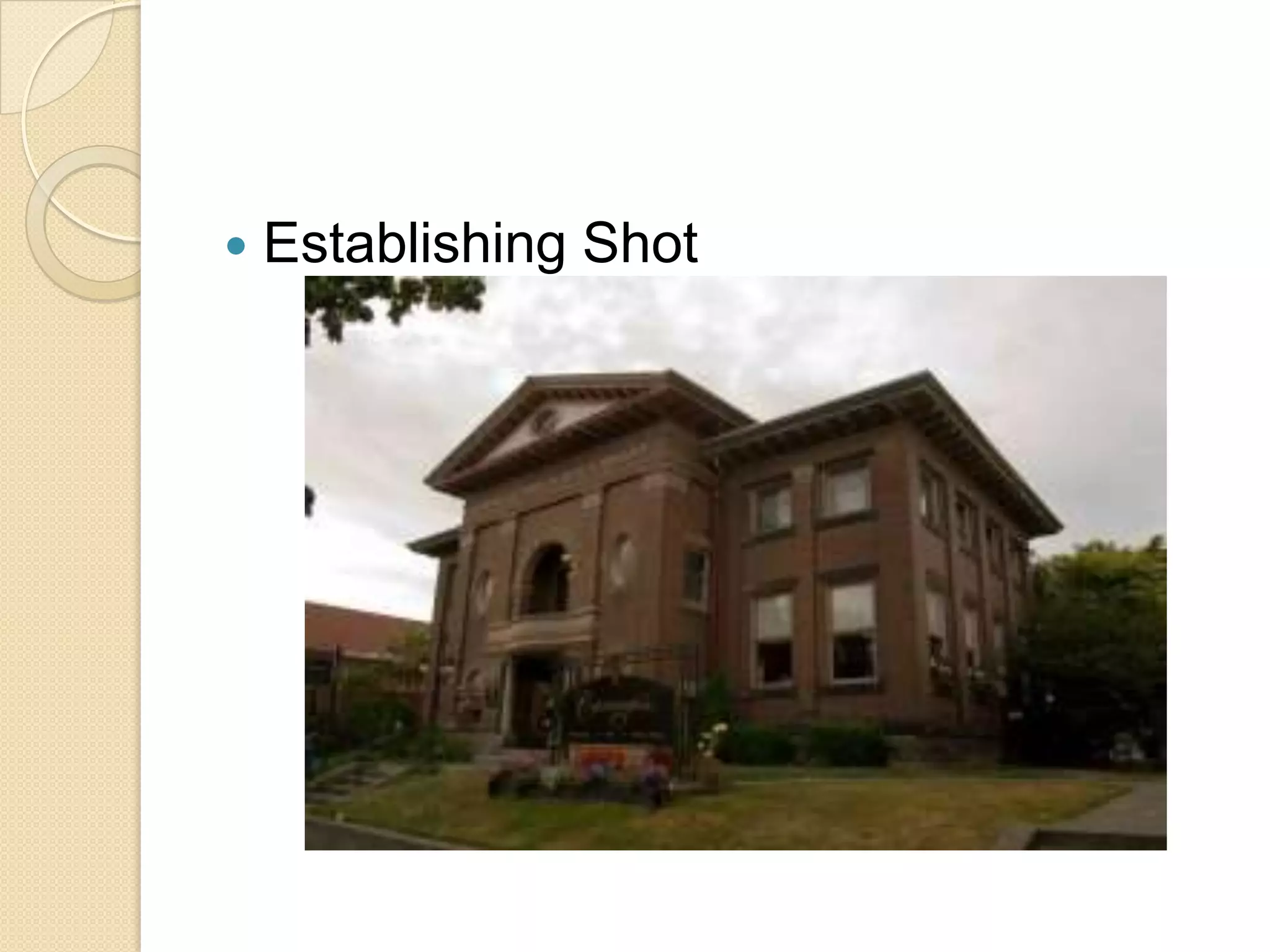    Establishing Shot
 