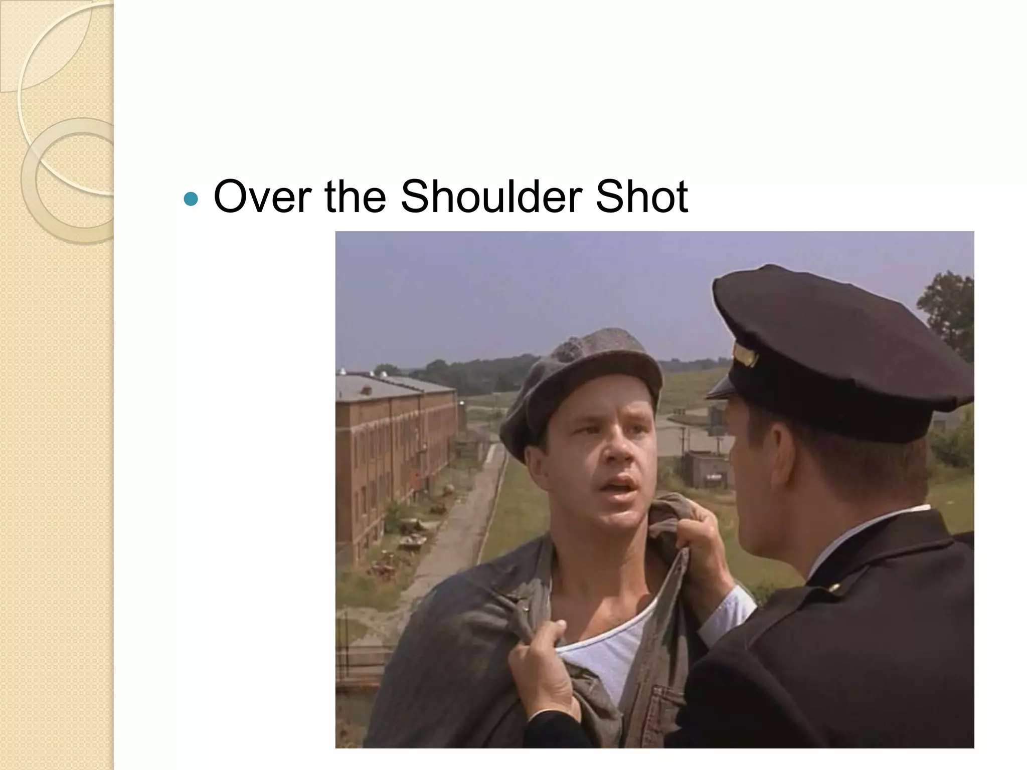    Over the Shoulder Shot
 