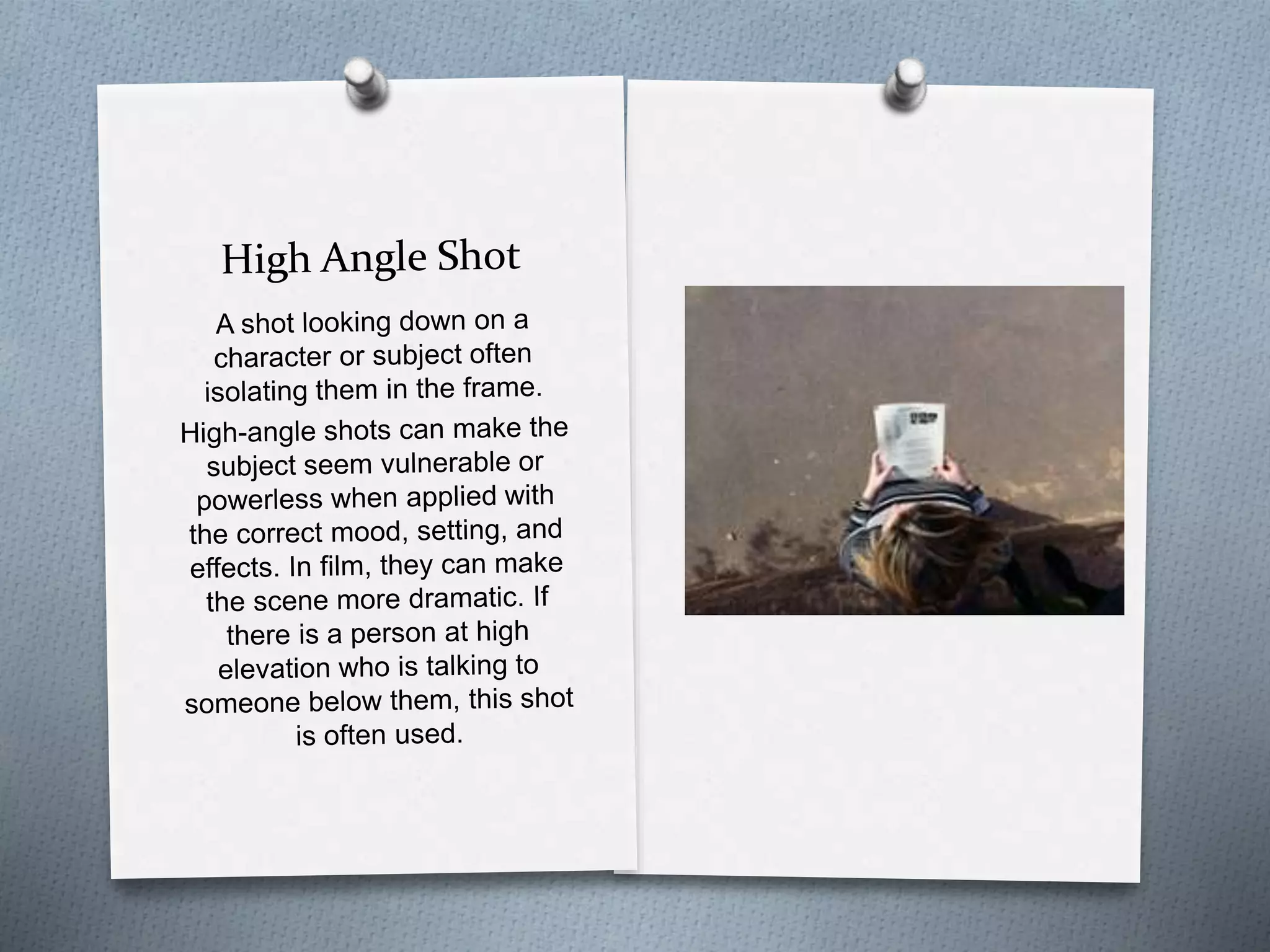 Camera shots and angles | PPTX