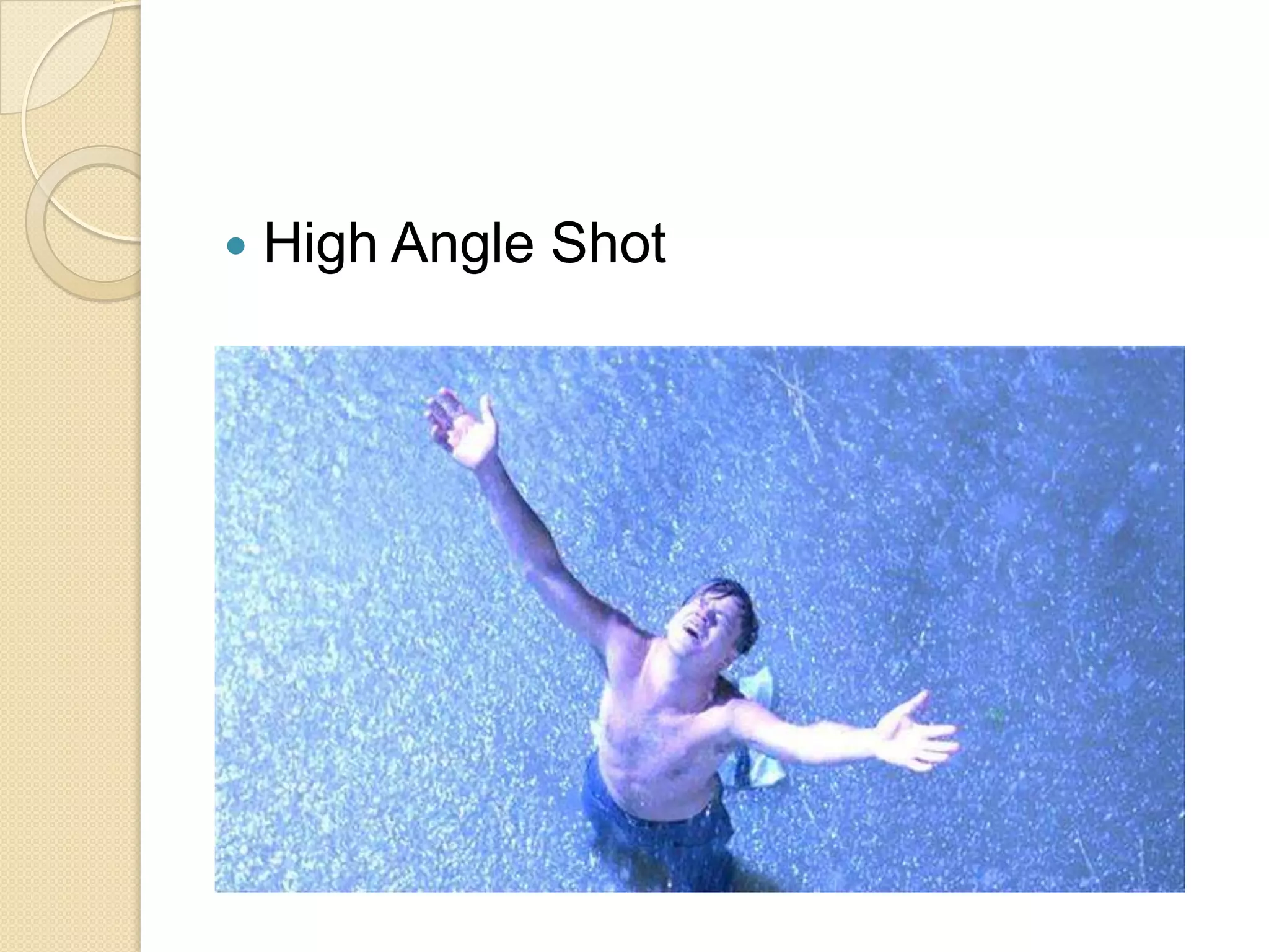    High Angle Shot
 