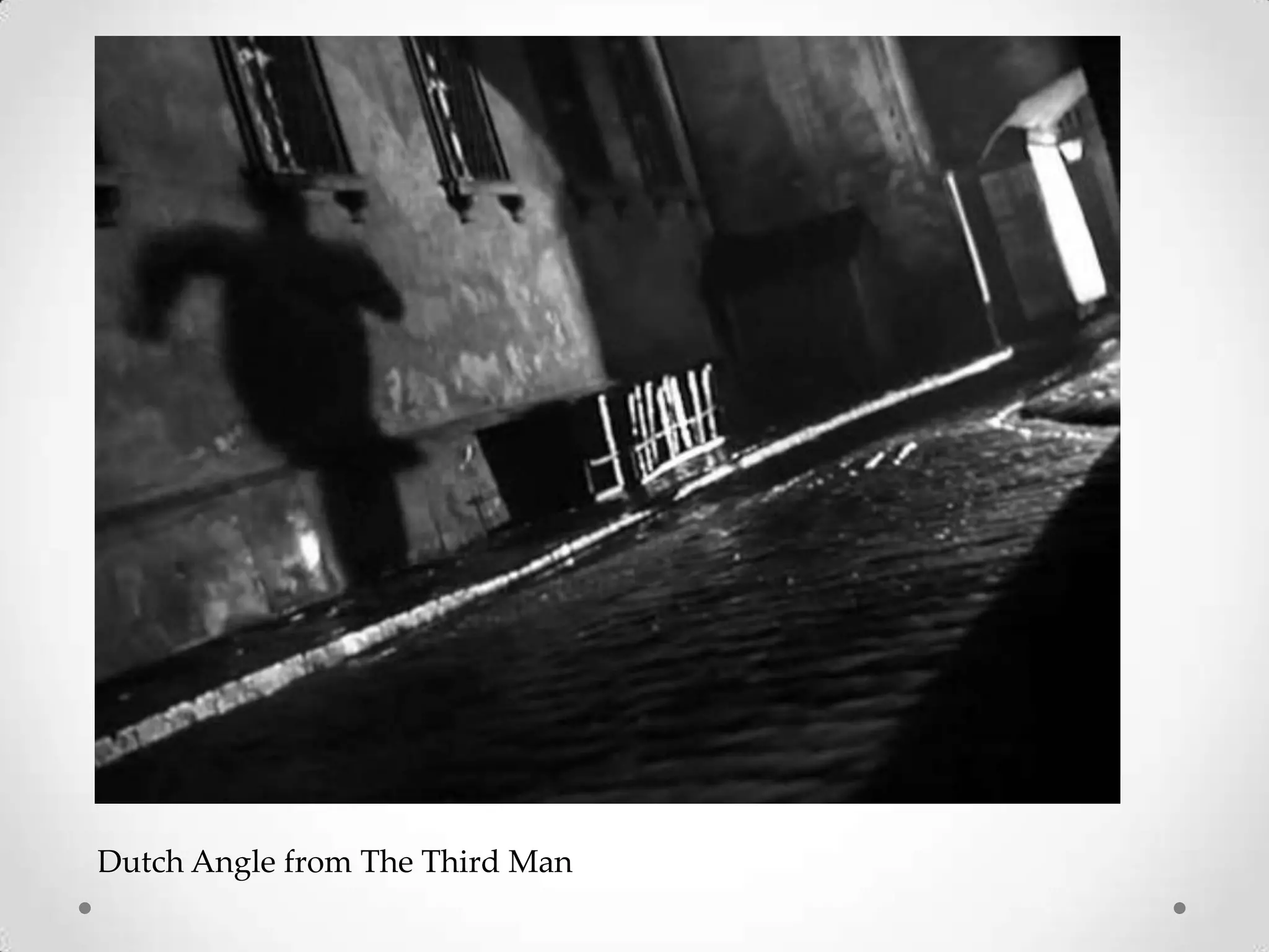 Dutch Angle from The Third Man
 
