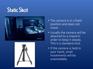 Camera Shots, Angles and Movements | PDF