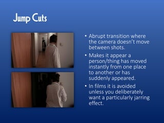 Bad Camera Movements Camera Shots, Angles and Movements | PDF