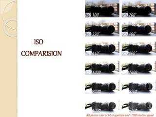 ISO
COMPARISION
 