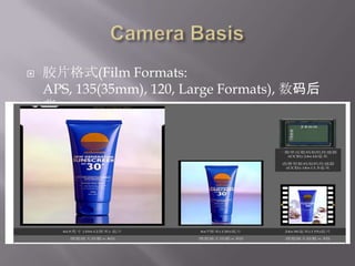 Camera Basis胶片格式(Film Formats: APS, 135(35mm), 120, Large Formats), 数码后背