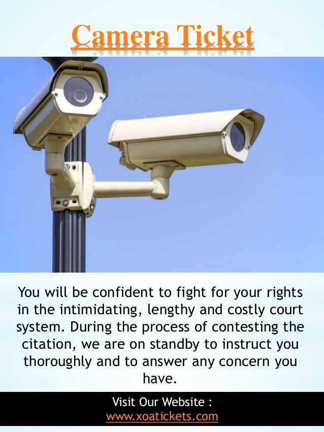 Camera ticket