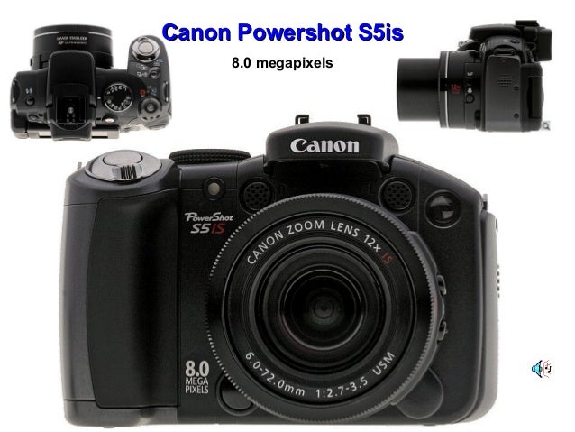 canon powershot s5is specs