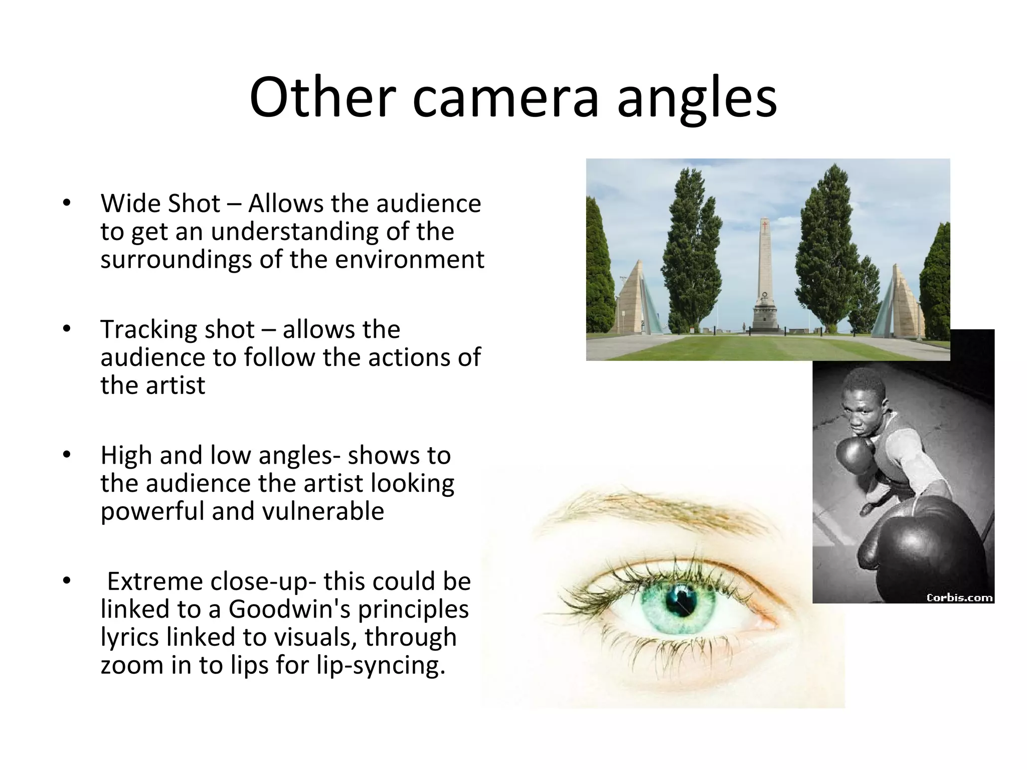 Camera work and editing | PPT