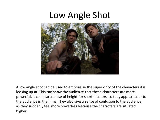 Camera Work Shot Reference