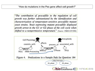 “How do mutations in the Pes gene affect cell growth?”




                                 DNA Replication

                           G1_phase           G2_phase
 