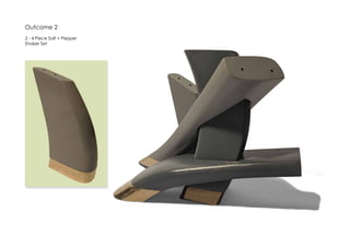 Outcome 2
2 - 4 Piece Salt + Pepper
Shaker Set
 