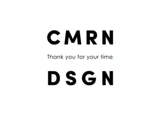 CMRN
D S G N
Thank you for your time.
 