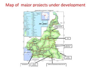 Map of major projects under development
 