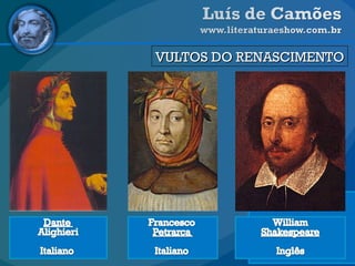 VULTOS DO RENASCIMENTO 