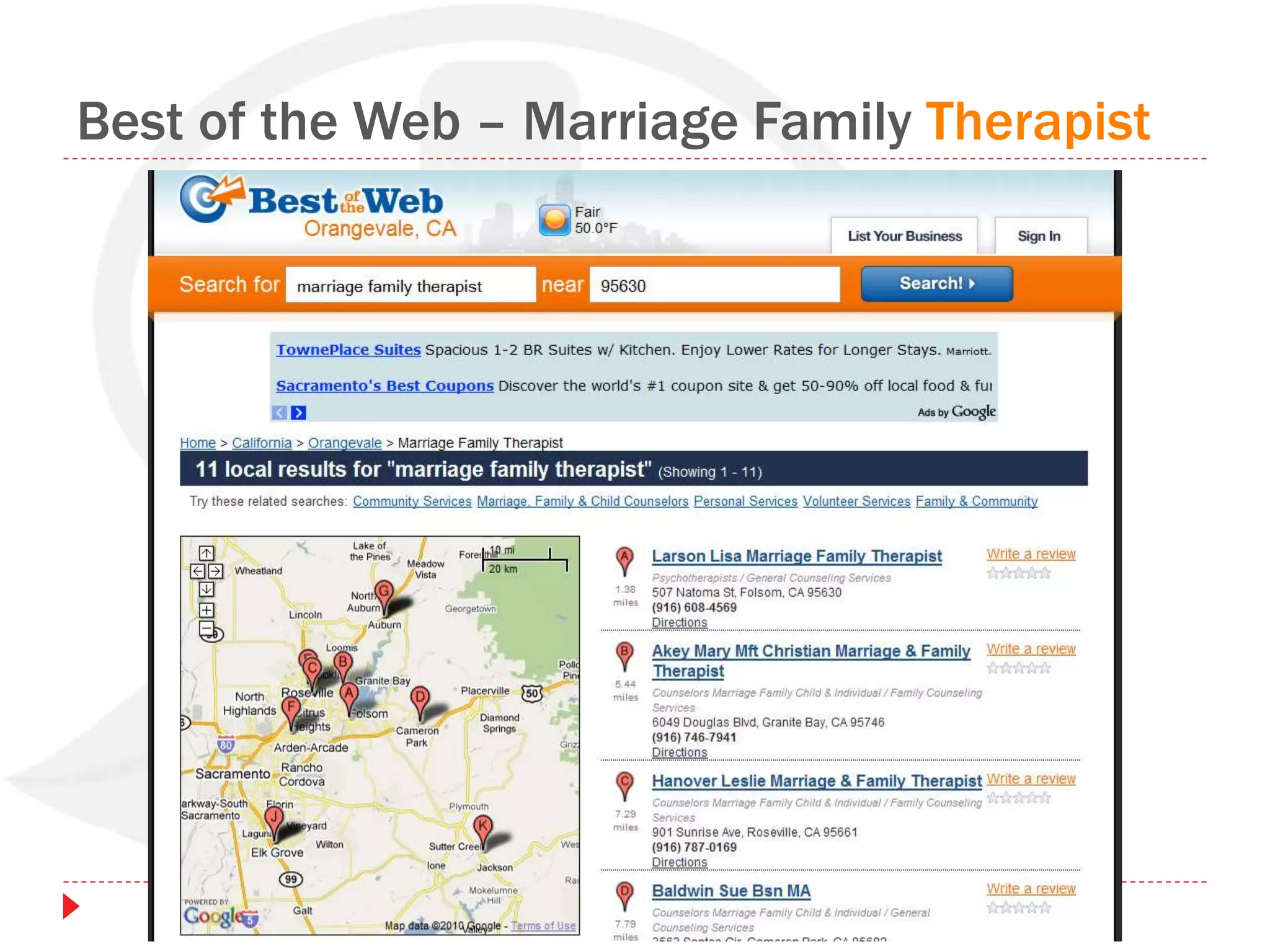 Best of the Web – Marriage Family Therapist
 