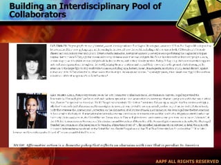 Building an Interdisciplinary Pool of Collaborators 