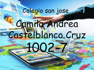Camila Andrea
Castelblanco Cruz
1002-7
Colegio san jose
 